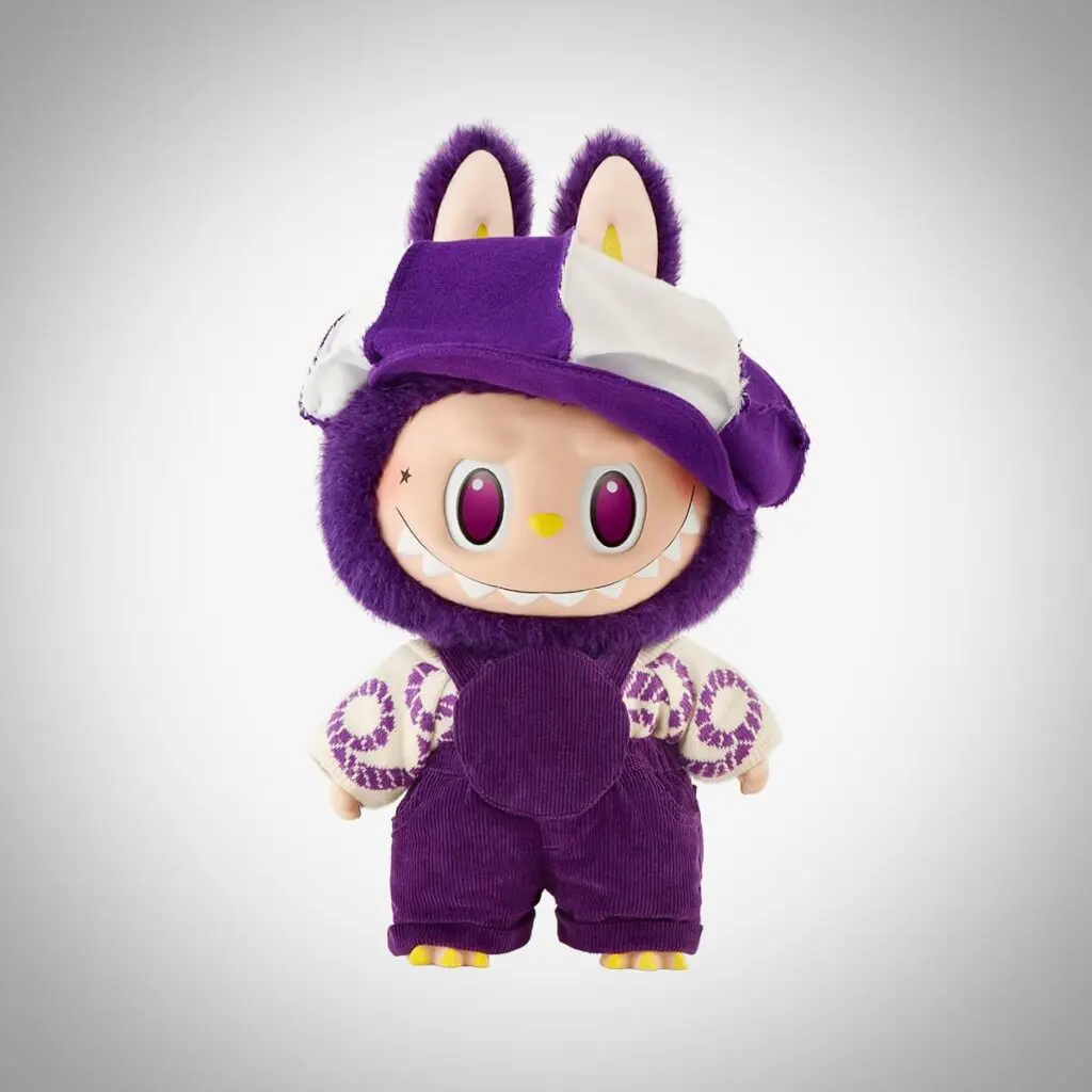 Labubu doll called Be Fancy Now in white background