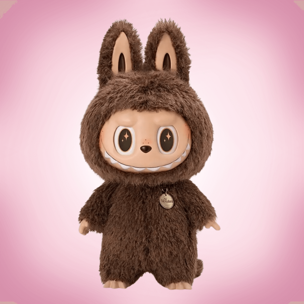 Labubu i found you pink background