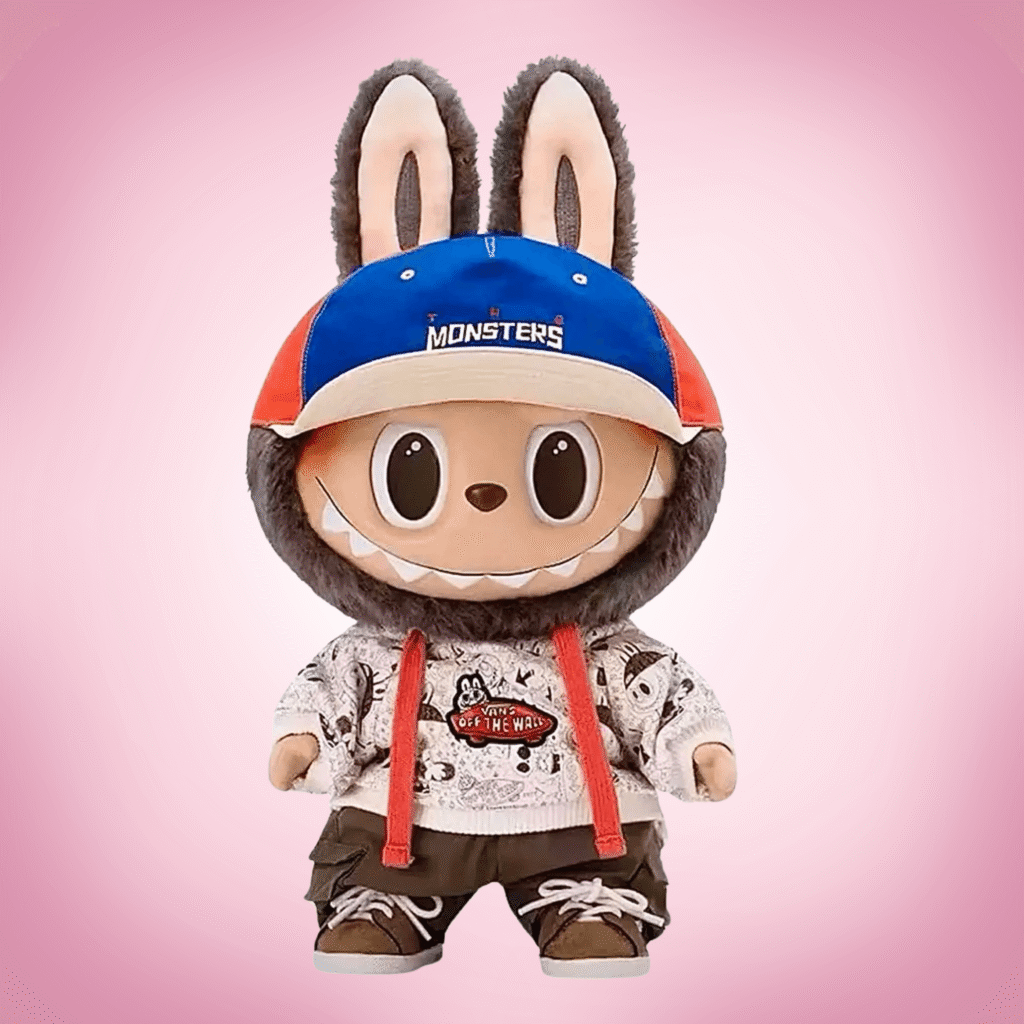 labubu vans collab pink background most expensive