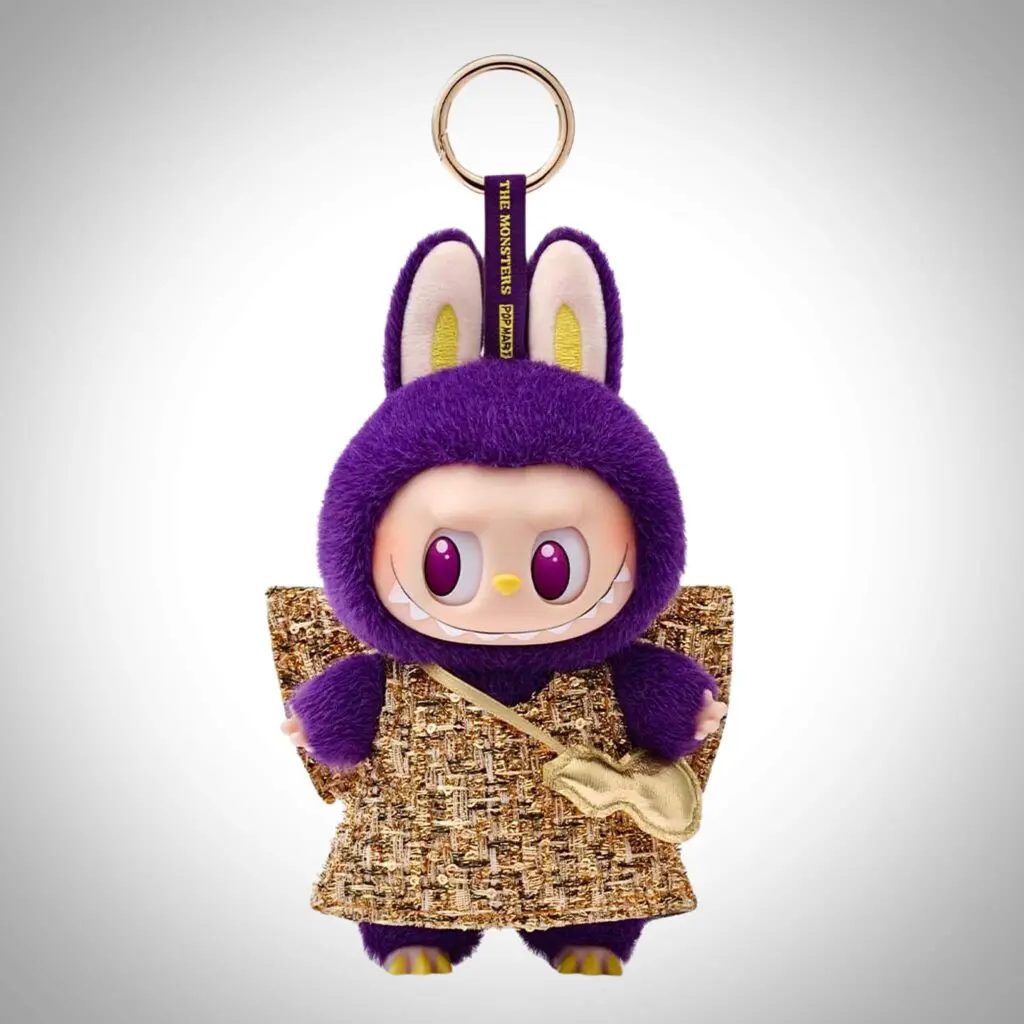 labubu wings of fortune white background