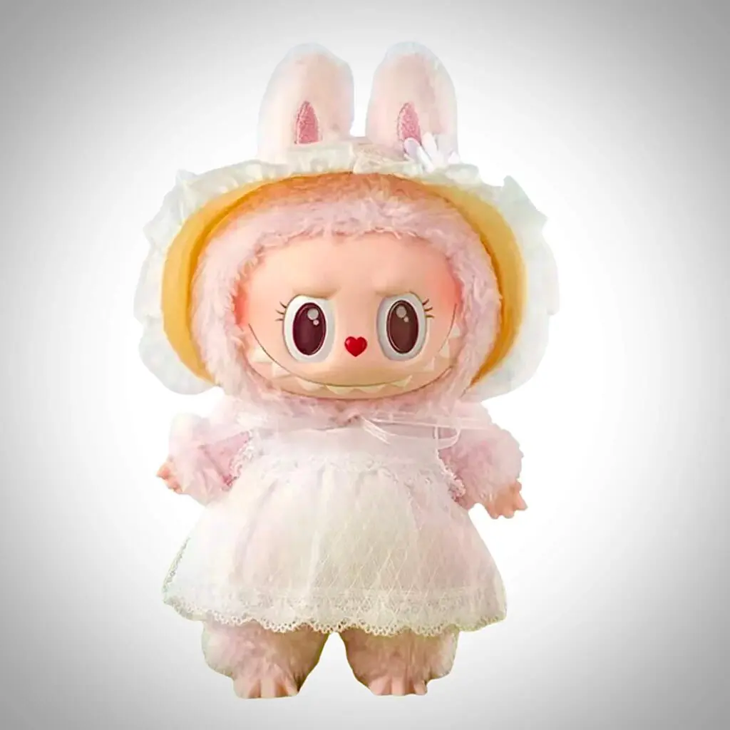 Front view of Labubu doll called Mokoko Fall Into Spring