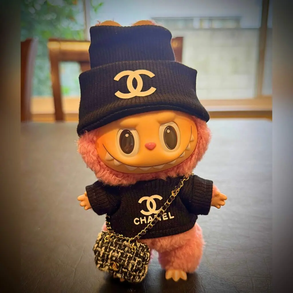 lychee berry labubu clothes chanel hat shirt purse