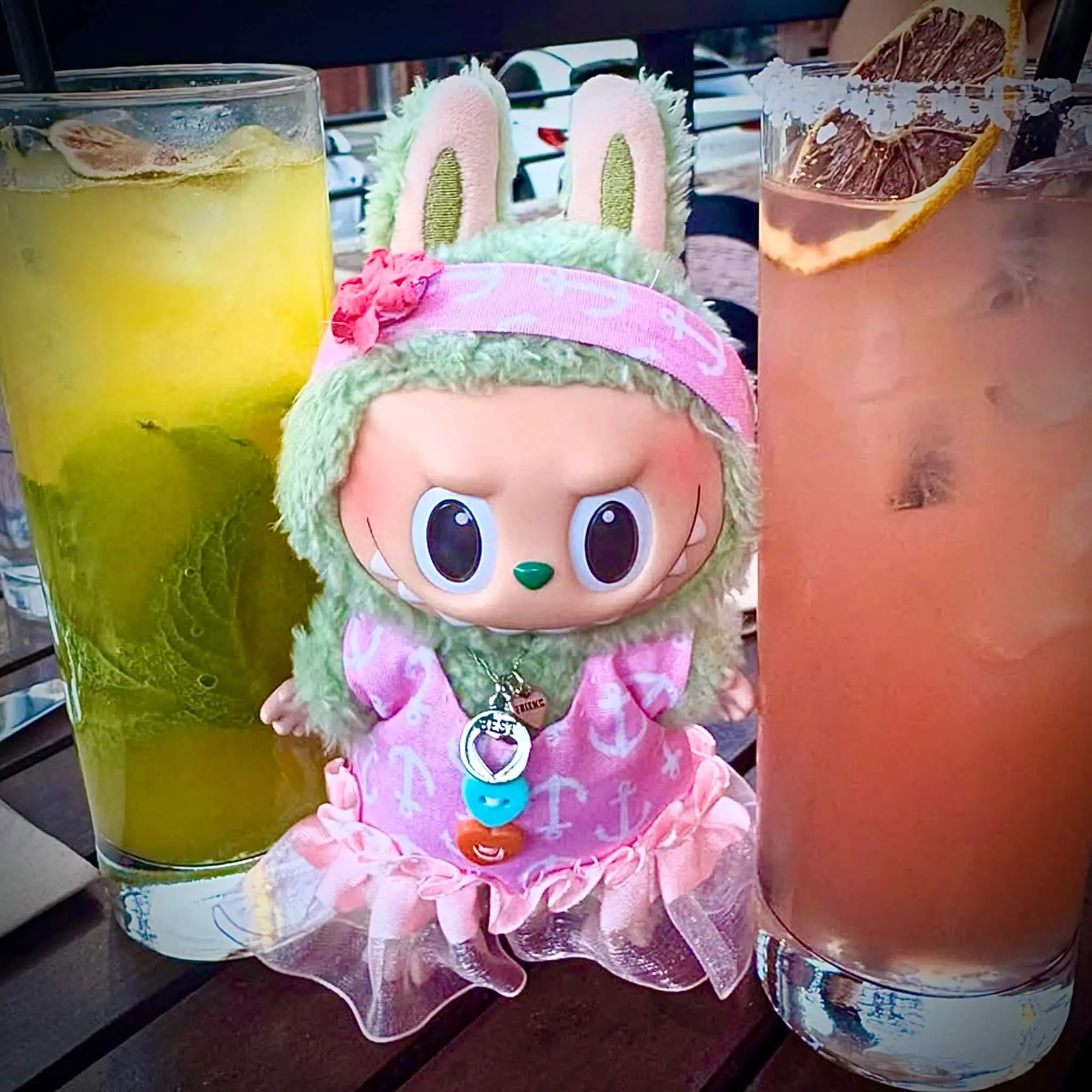 labubu clothes drinks credit watwouldlabubudo