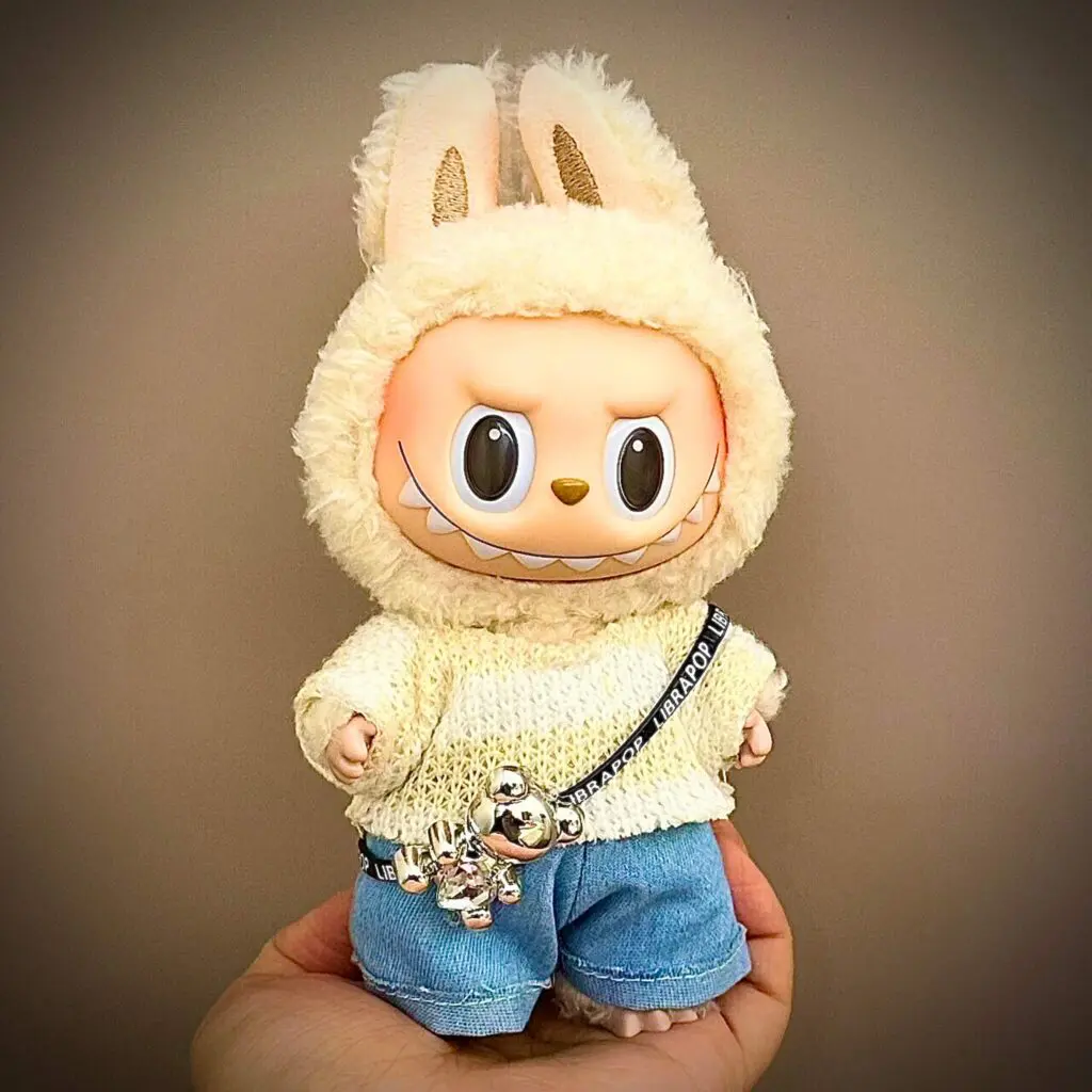 labubu soymilk in labubu clothing casual jeans white sweater