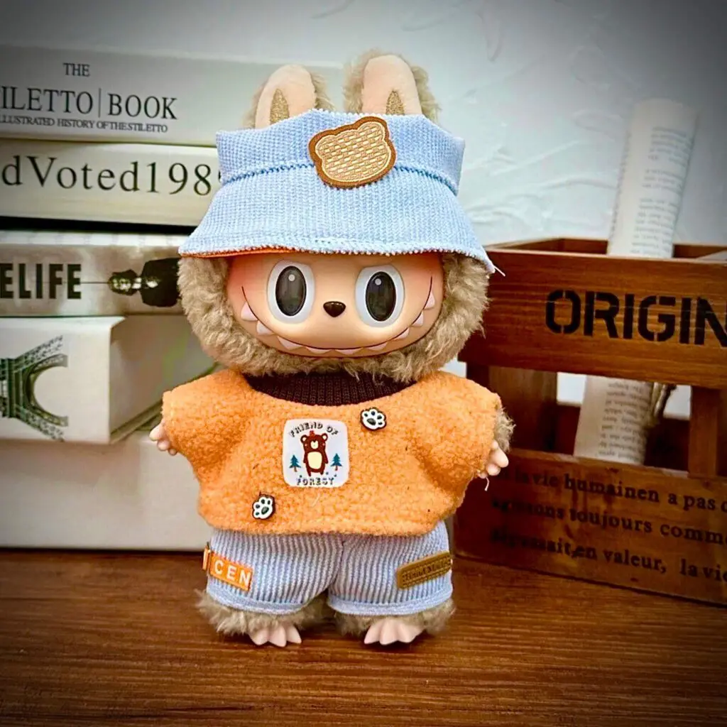 labubu clothing orange shirt hat