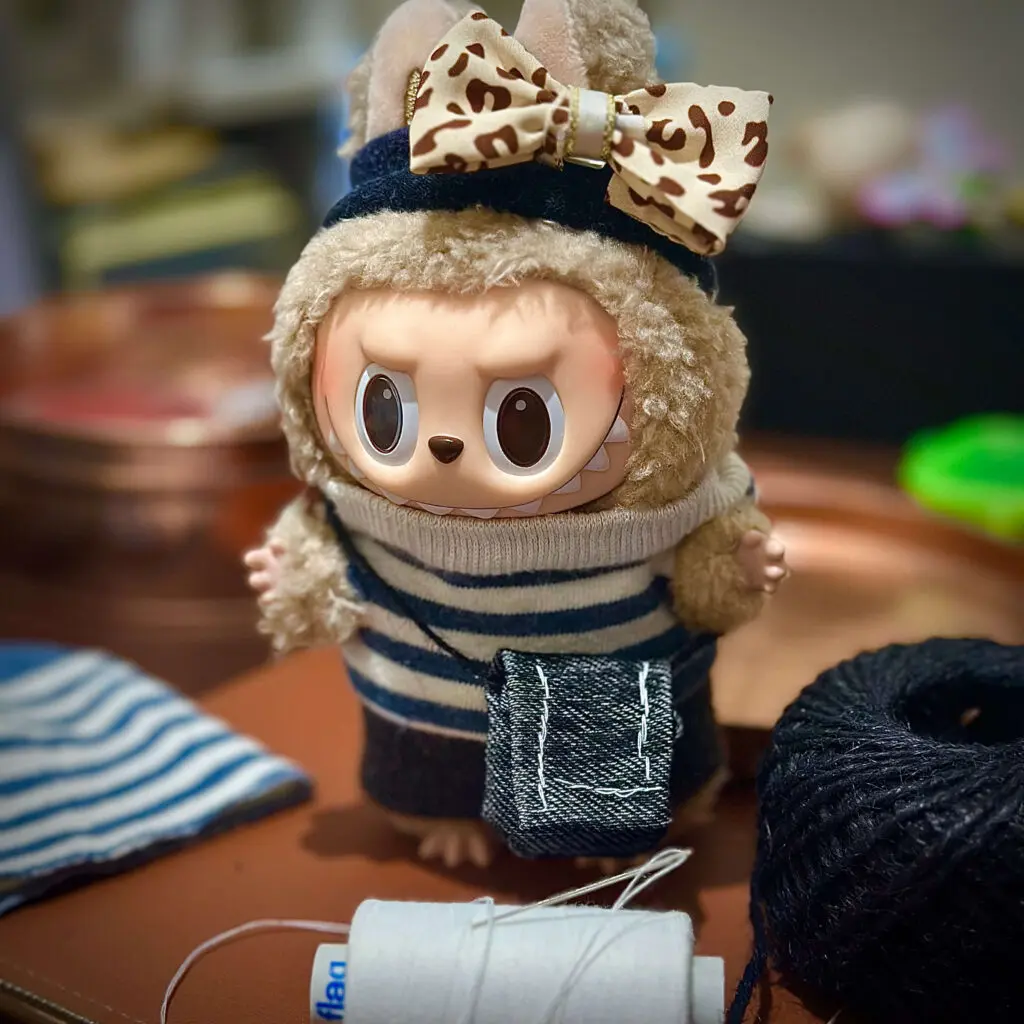 labubu exciting macaron toffee labubu clothing diy bag labubu