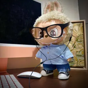 flip with me labubu earphone