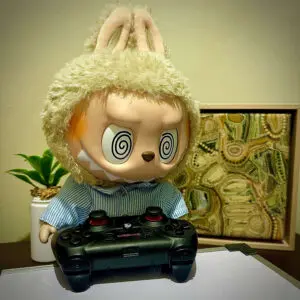 flip with me labubu game console