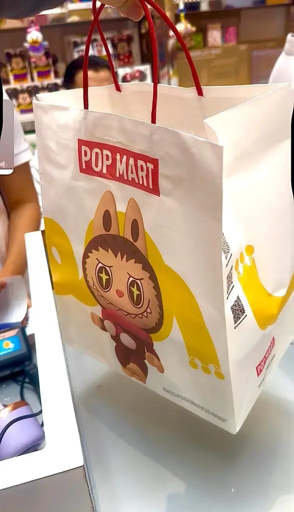 popmart philippines moa paper bag
