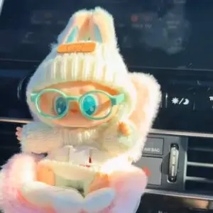 ququ labubu clothes car seat glasses