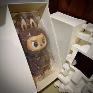 Labubu Zimomo doll I Found You inside box after you open the cover