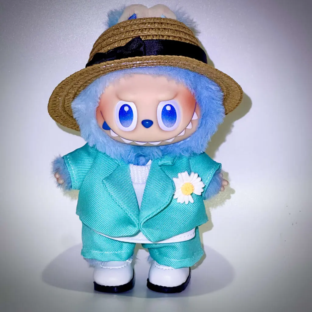 hope labubu mint green coat