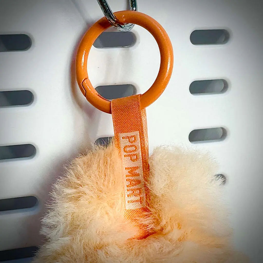 labubu big into energy happiness lanyard back