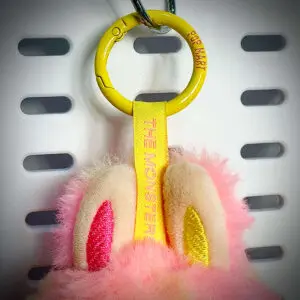 labubu big into energy loyalty lanyard front