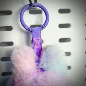 labubu big into energy luck lanyard back