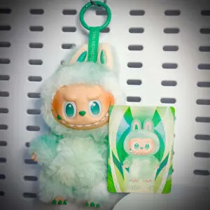 labubu big into energy serenity hung with name card