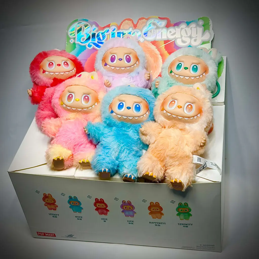 【正規品】LABUBU 3代　Big into Energy LUCK(幸運) 💖💛𝗟𝗔𝗕𝗨𝗕𝗨 𝟯.𝟬 𝗕𝗶𝗴 𝗶𝗻𝘁𝗼 𝗘𝗡𝗘𝗥𝗚𝗬 第三代毛