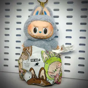 Labubu Sea Salt Coconut doll from the Exciting Macaron series inside its foil pouch