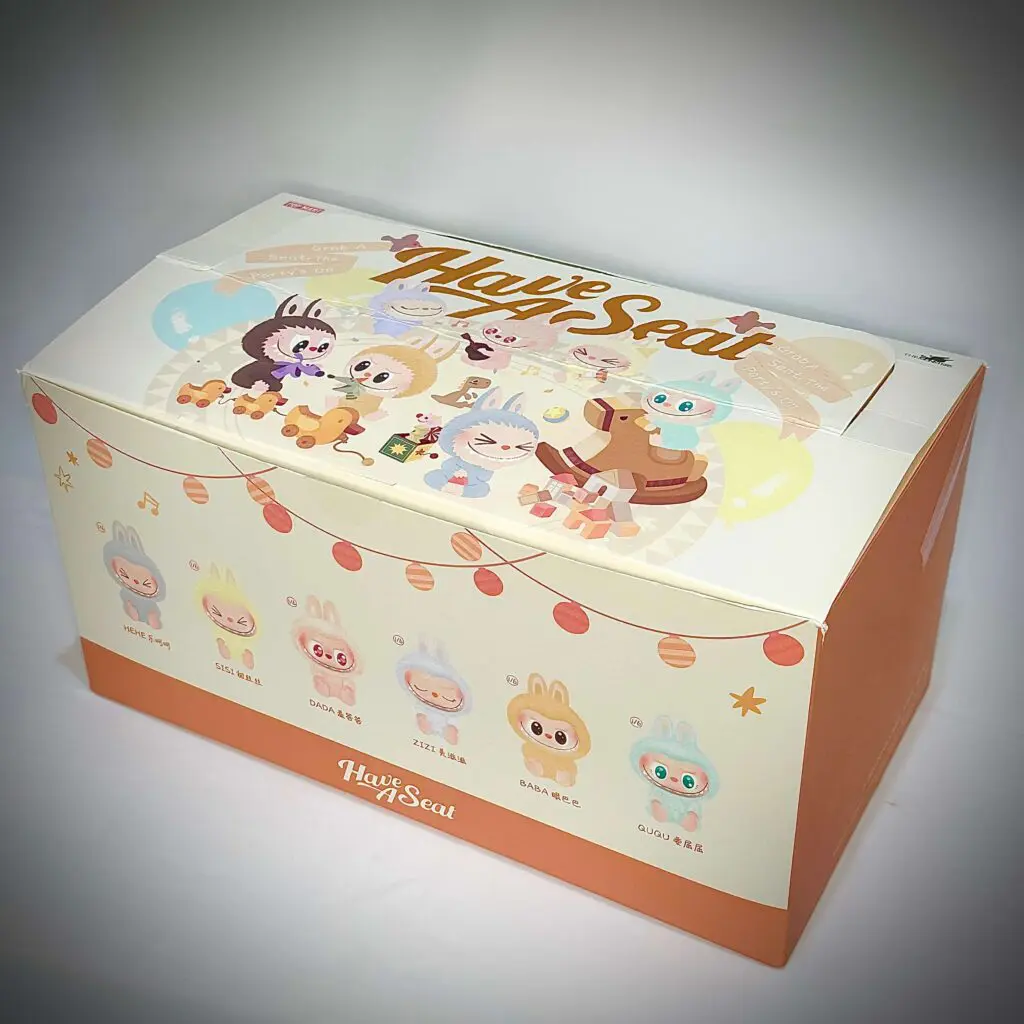 labubu have a seat box w labubu baba inside