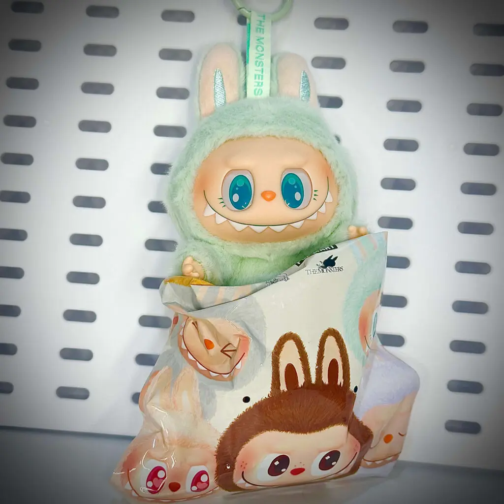 labubu have a seat ququ inside pouch