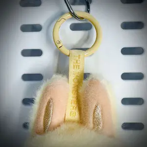 labubu have a seat sisi lanyard front