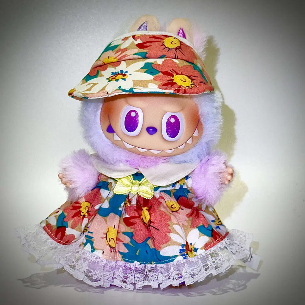 luck labubu clothing floral dress