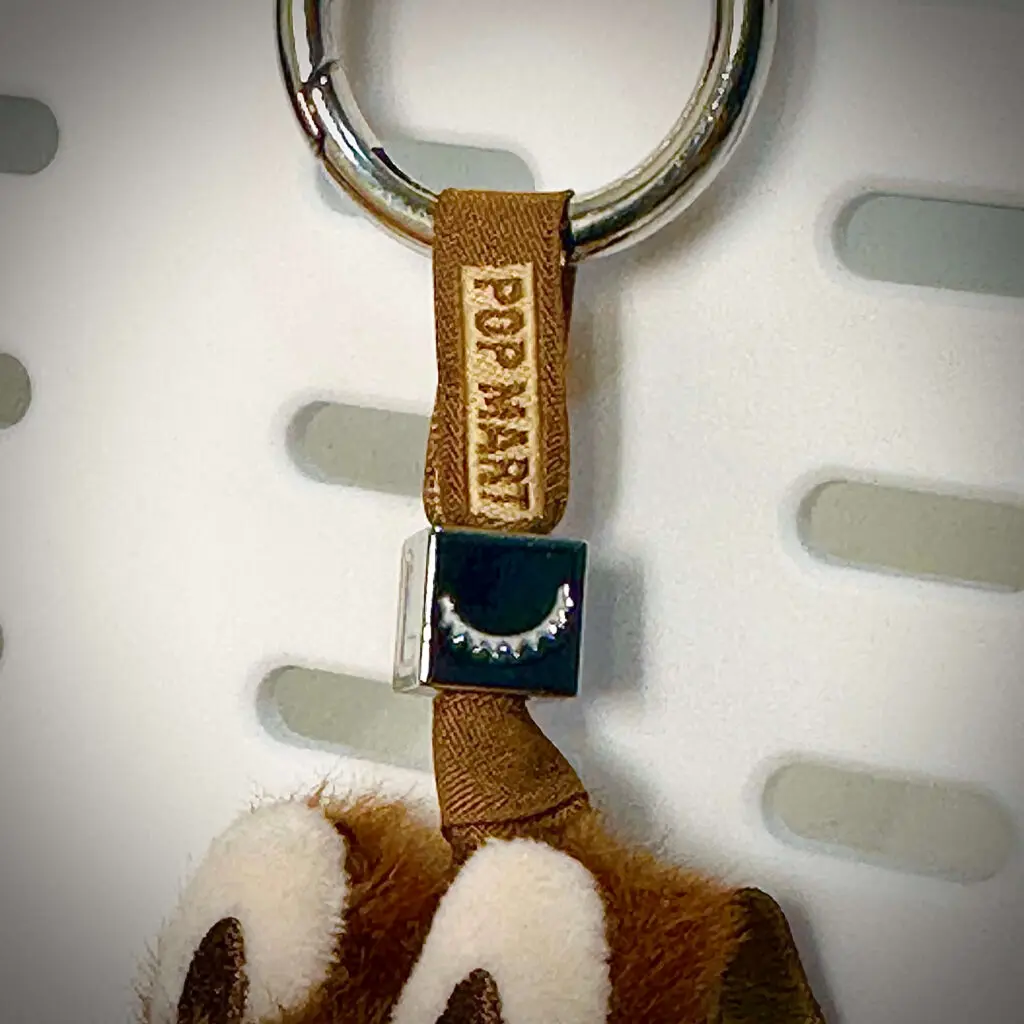 mini labubu pin for love L nugget teeth charm