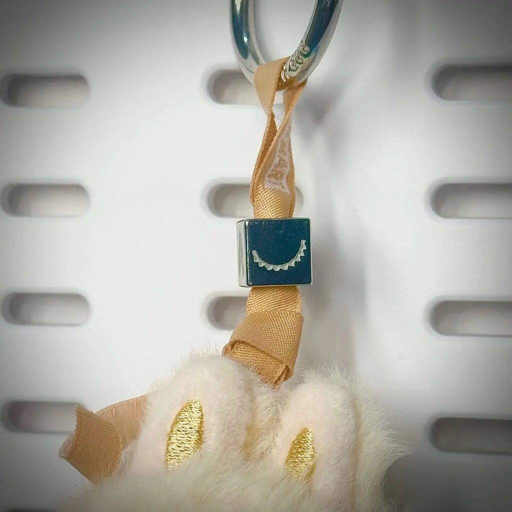 mini labubu pin for love a nugget teeth