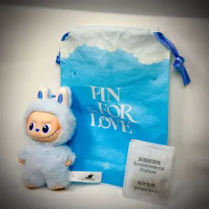 mini labubu pin for love d dollar pouch