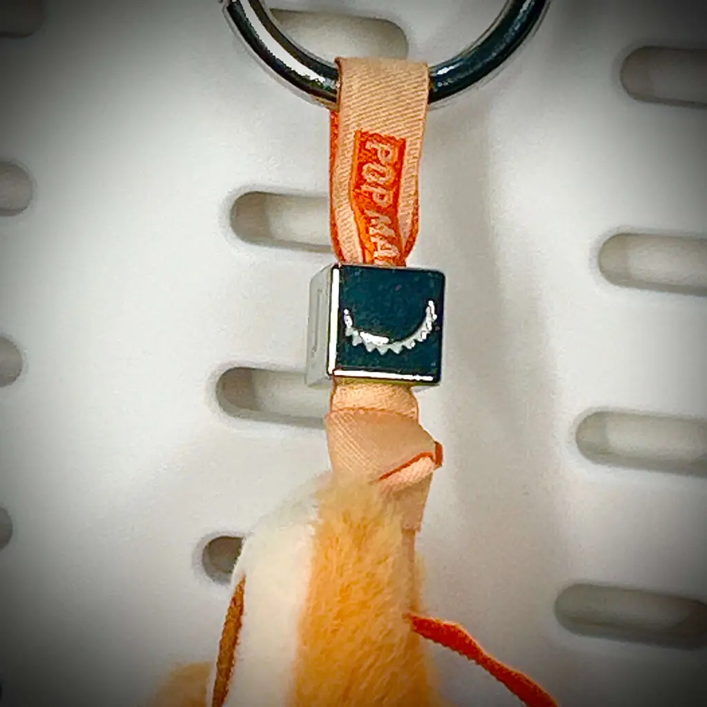 mini labubu pin for love j nugget teeth