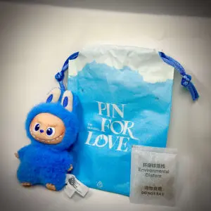mini labubu pin for love o pouch