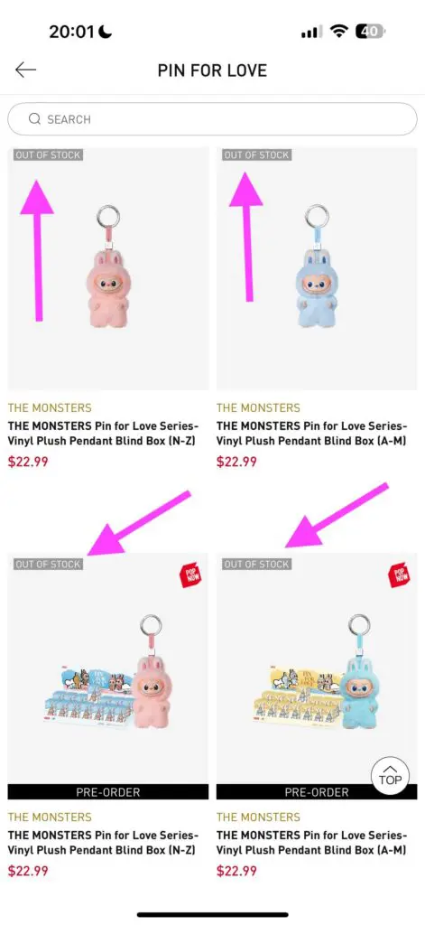 ラブブ pin for love【Ｆ】 Labubu Pin for Love F: Pics and Prices for mini Labubu 