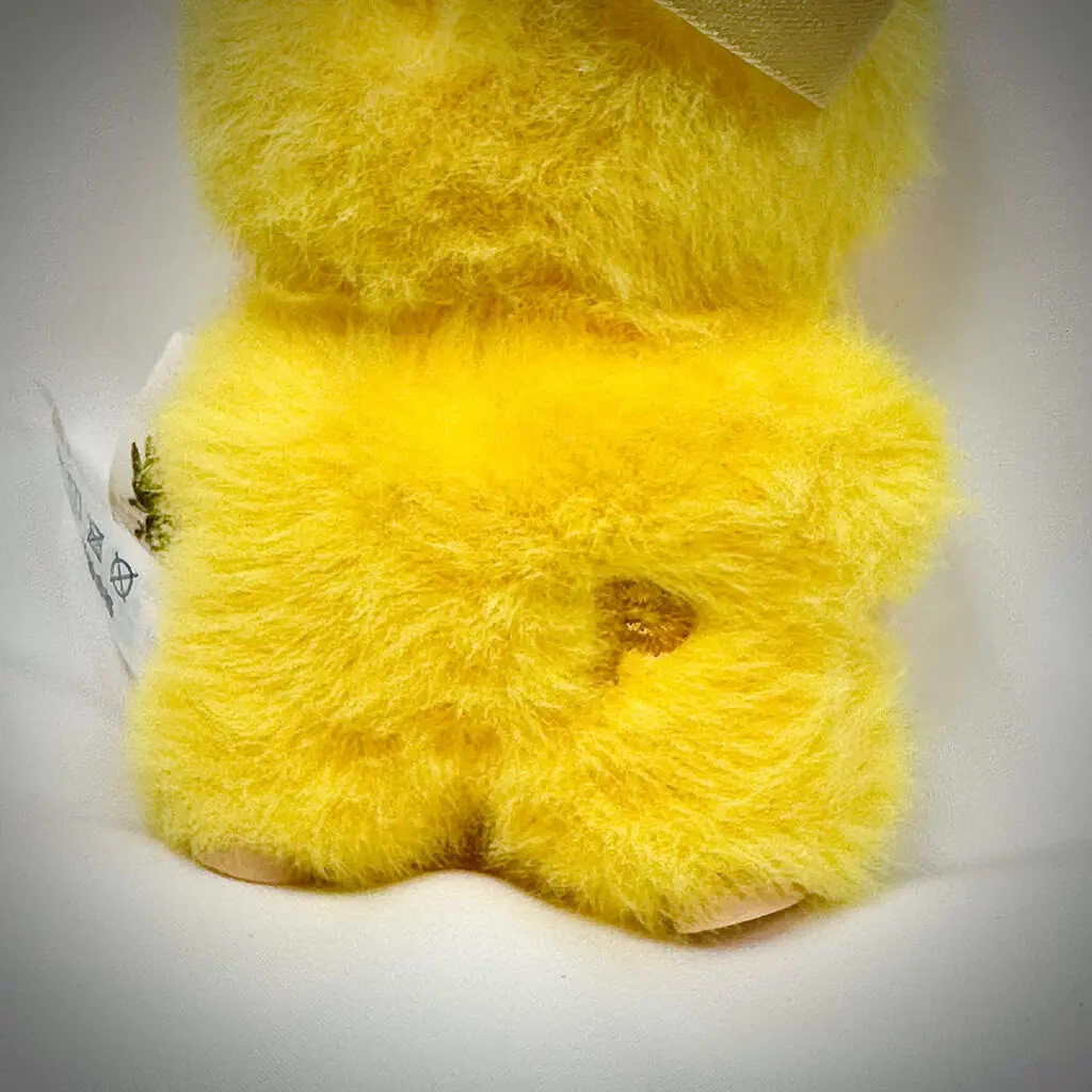 mini labubu pin for love p embroidered back