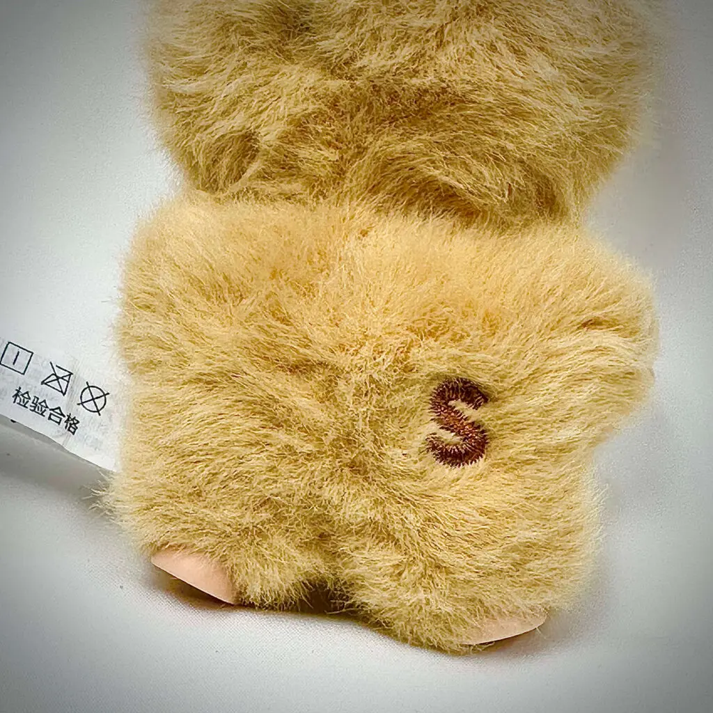 mini labubu pin for love s embroidered back