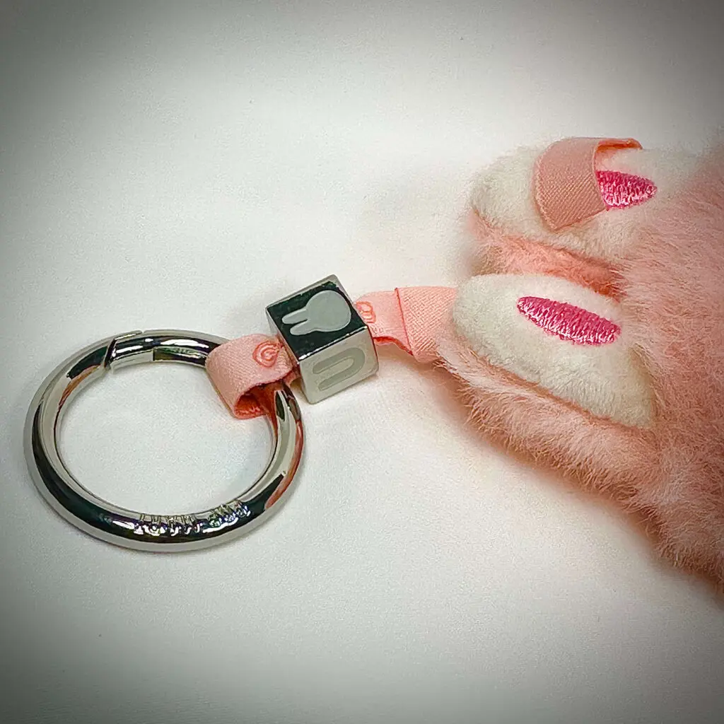 mini labubu pin for love u lanyard color