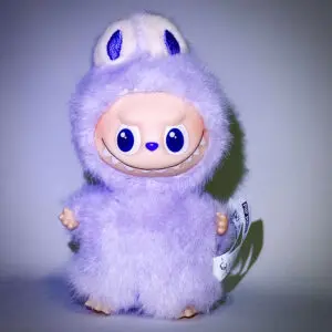 Labubu Pin for Love E Equality in spotlight and white background