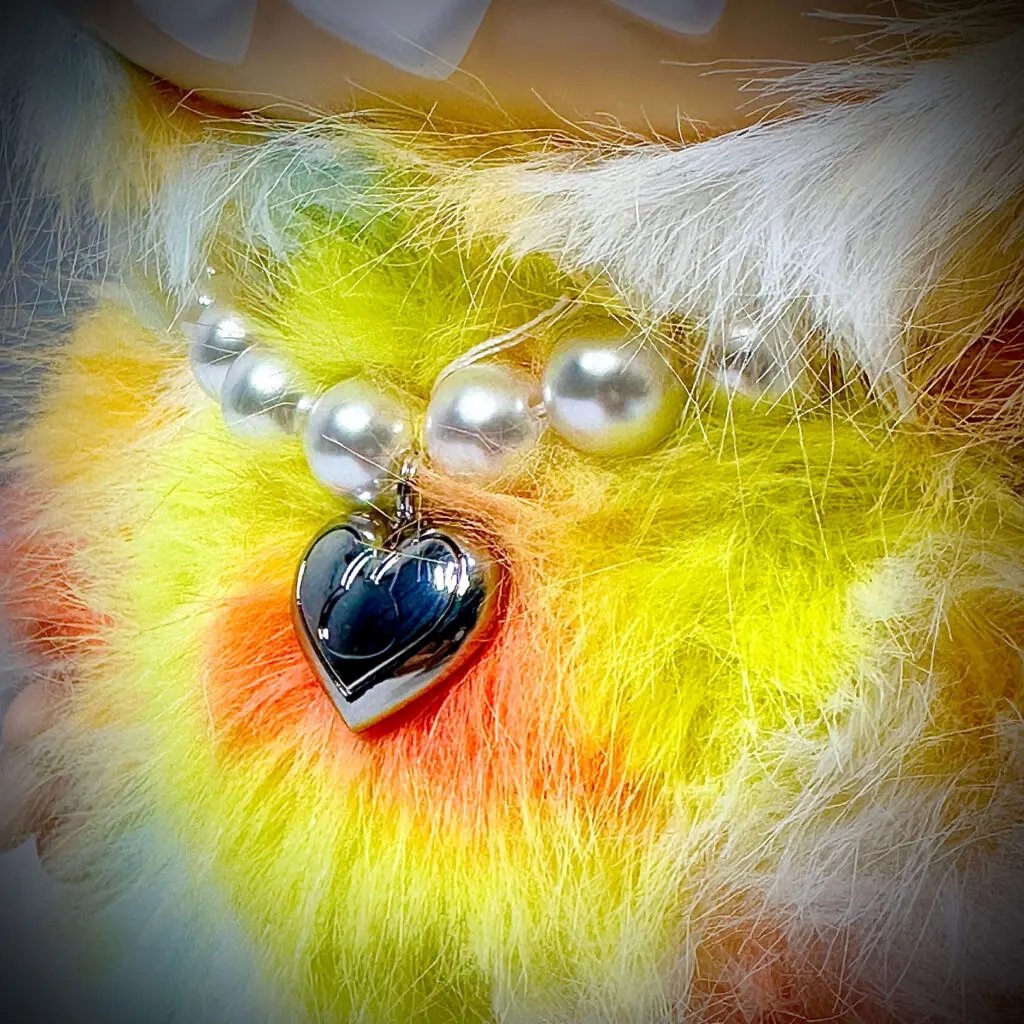 rock the universe labubu necklace accessory