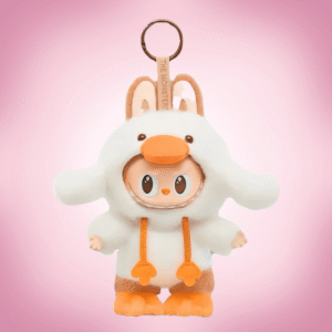 Labubu Forest Fairy Tale in pink background