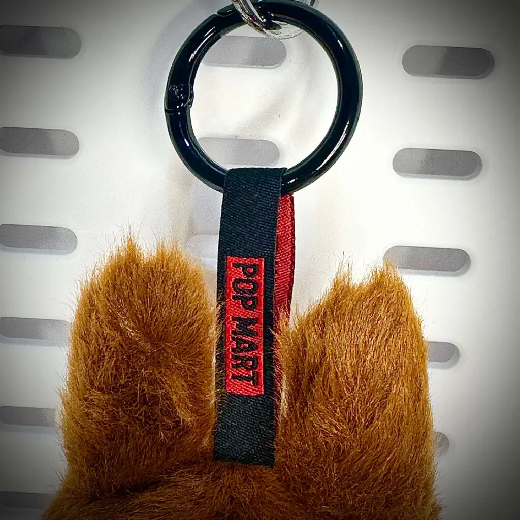 labubu halloween pumpkin lanyard back