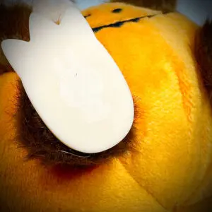 labubu halloween pumpkin right foot