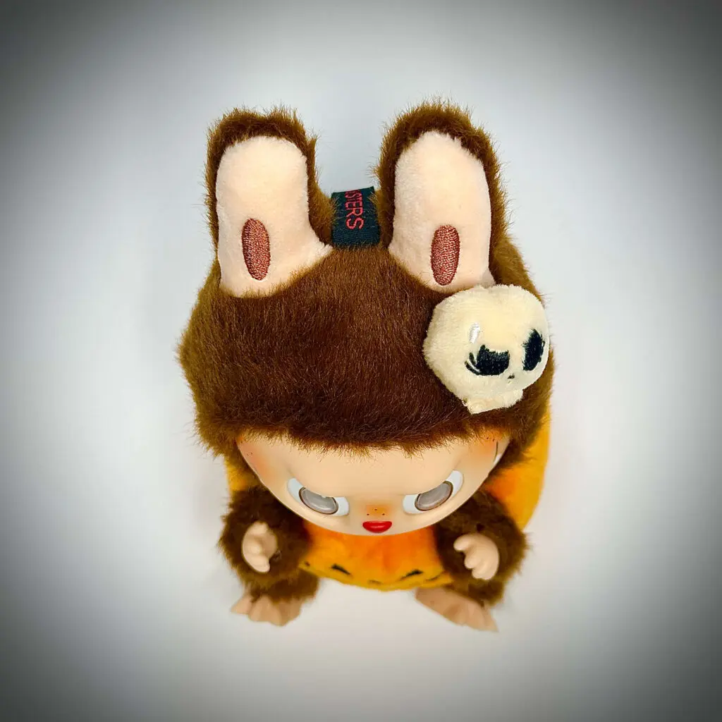 Labubu Halloween Sitting Pumpkin top view