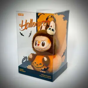 labubu halloween pumpkin unopened right view