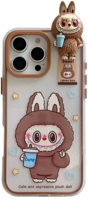 labubu accessory phone case transparent