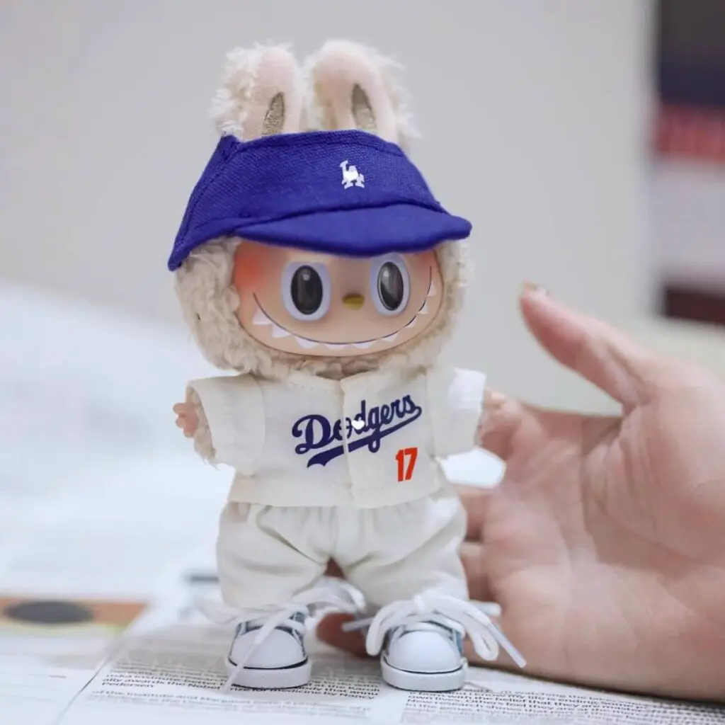 labubu blue baseball cap