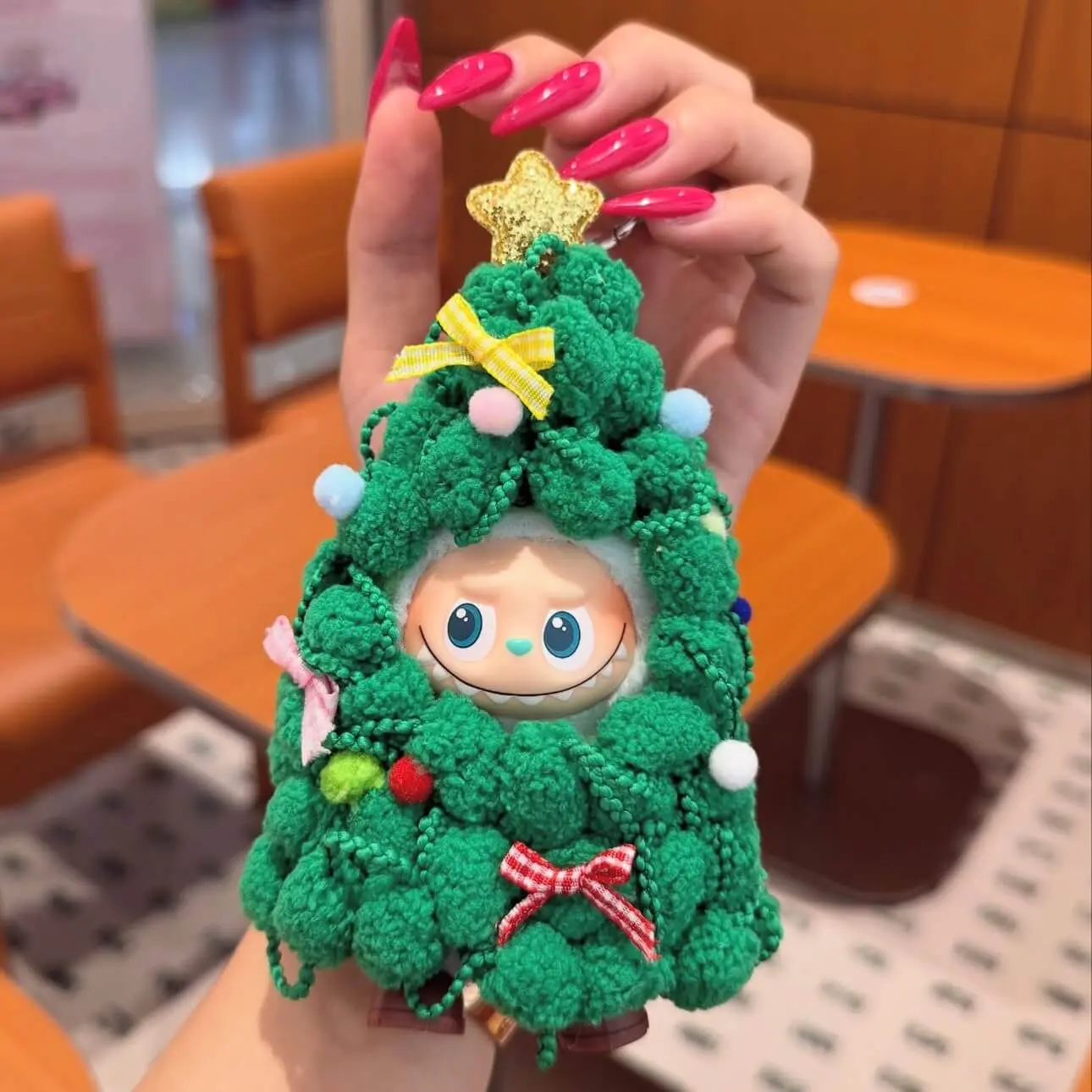 labubu christmas tree costume