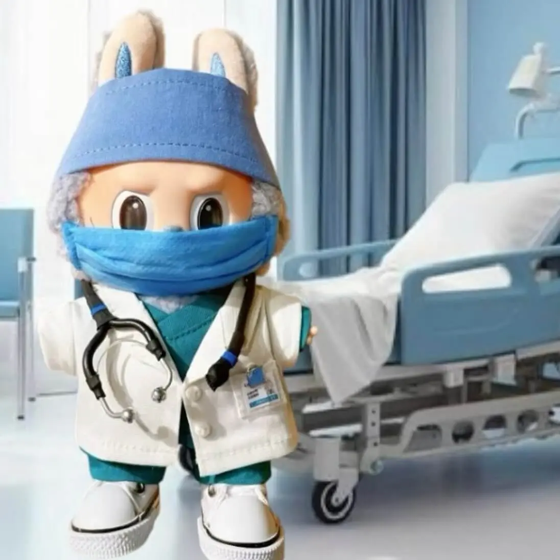 labubu doctor costume