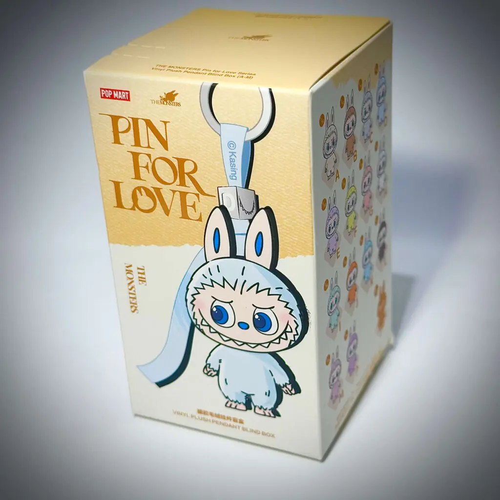 mini labubu pin for love a m blind box front