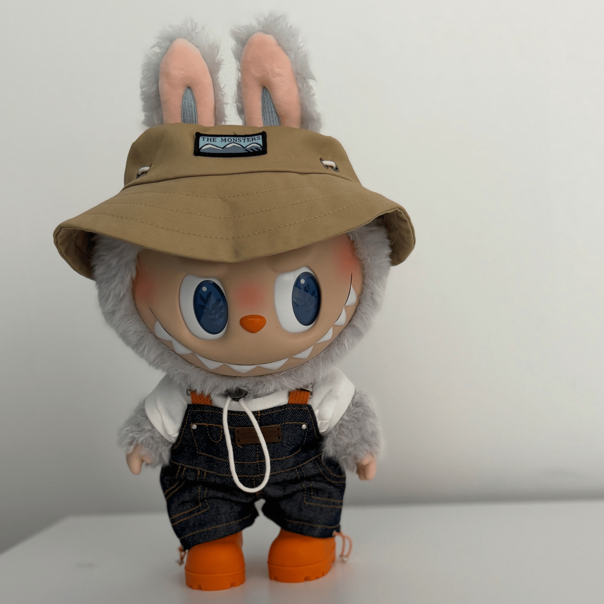 front view of Fall in Wild Labubu plush doll