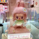 Mokoko Close to Sweet keychain doll inside box