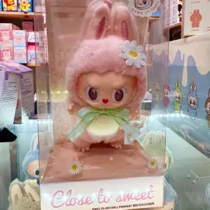 Mokoko Close to Sweet keychain doll inside box